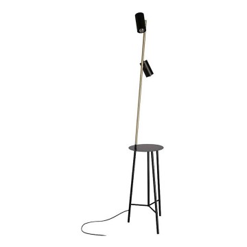 Lampadaire PERRET 2xGU10/15W/230V noir/doré