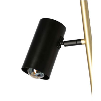 Lampadaire PERRET 2xGU10/15W/230V noir/doré