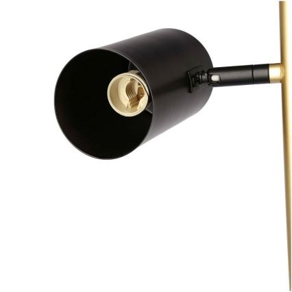 Lampadaire PERRET 2xGU10/15W/230V noir/doré