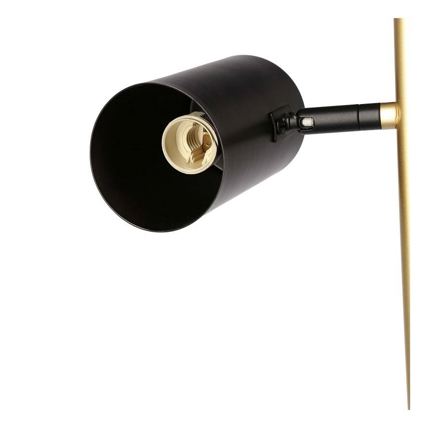Lampadaire PERRET 2xGU10/15W/230V noir/doré