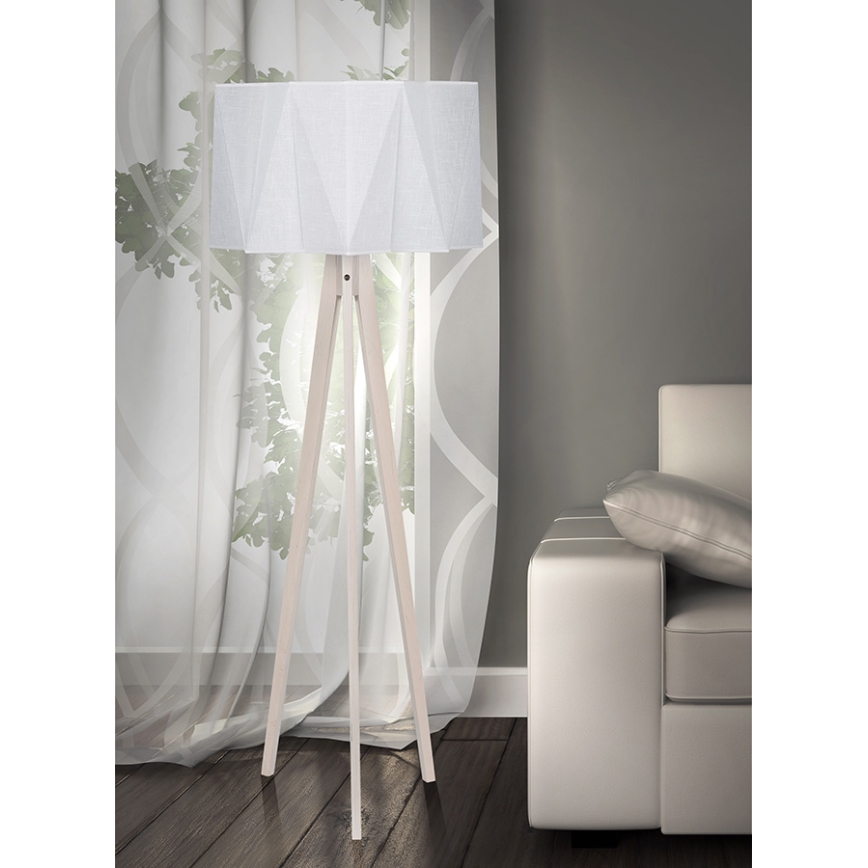 Lampadaire PIANO NATUR 1xE27/60W/230V