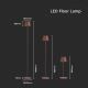 Lampadaire rechargeable à intensité variable 3en1 LED/4W/5V 4400 mAh 3000K IP54 marron