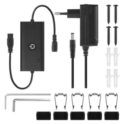 Lampadaire RGBIC à intensité variable GoSmart LED/20W/230V 2700K Wi-Fi Tuya