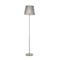 Lampadaire SEGIN 1xE27/60W/230V gris/chrome brillant