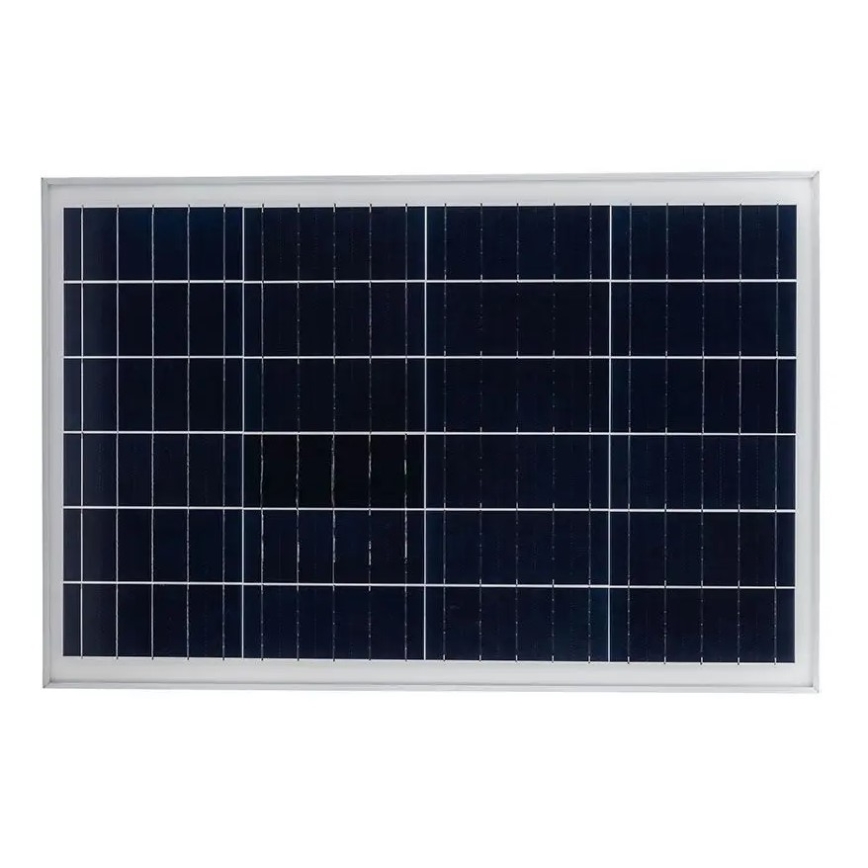 Lampadaire solaire à intensité variable LED/50W/6,4V 6000K IP65 50000 mAh + Télécommande