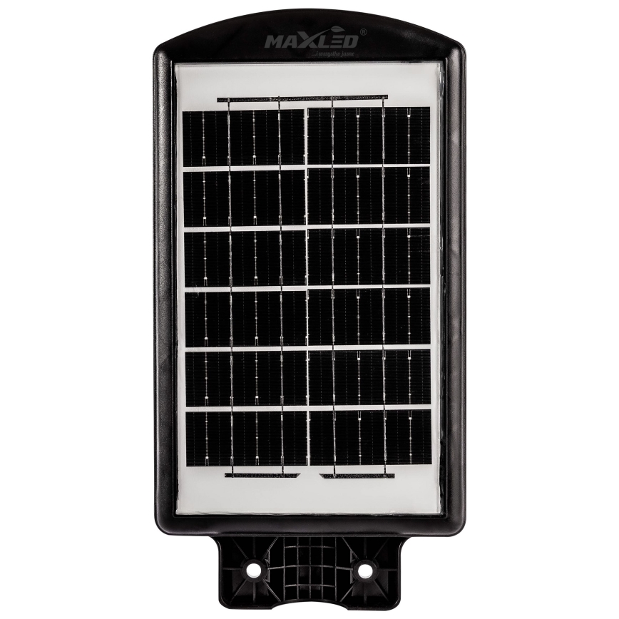 Lampe solaire à intensité variable avec détecteur LED/120W/6V 6500K IP65 noir + Télécommande