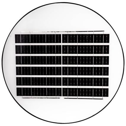 Lampadaire solaire à intensité variable avec détecteur LED/15W/6V 11000 mAh 6500K IP65 noir + Télécommande