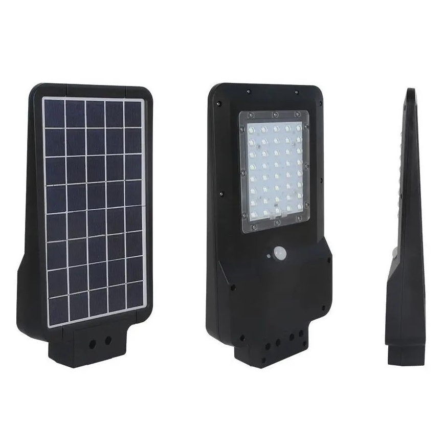 Lampadaire solaire avec détecteur LED/15W/7,4V 4000K IP65 10800 mAh