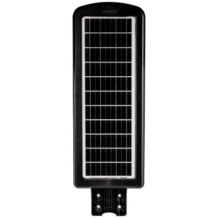 Lampe solaire à intensité variable avec détecteur LED/300W/6V 6500K IP65 noir + Télécommande