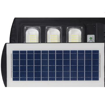 Lampe de rue solaire LED avec détecteur STREET 3xLED/9W/3,2V IP65 + télécommande