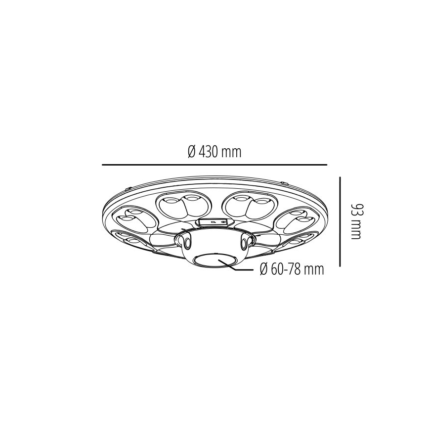 Lampadaire solaire LED avec capteur LUVIA LED/15W/3,2V 4000K IP54 5400 mAh + télécommande