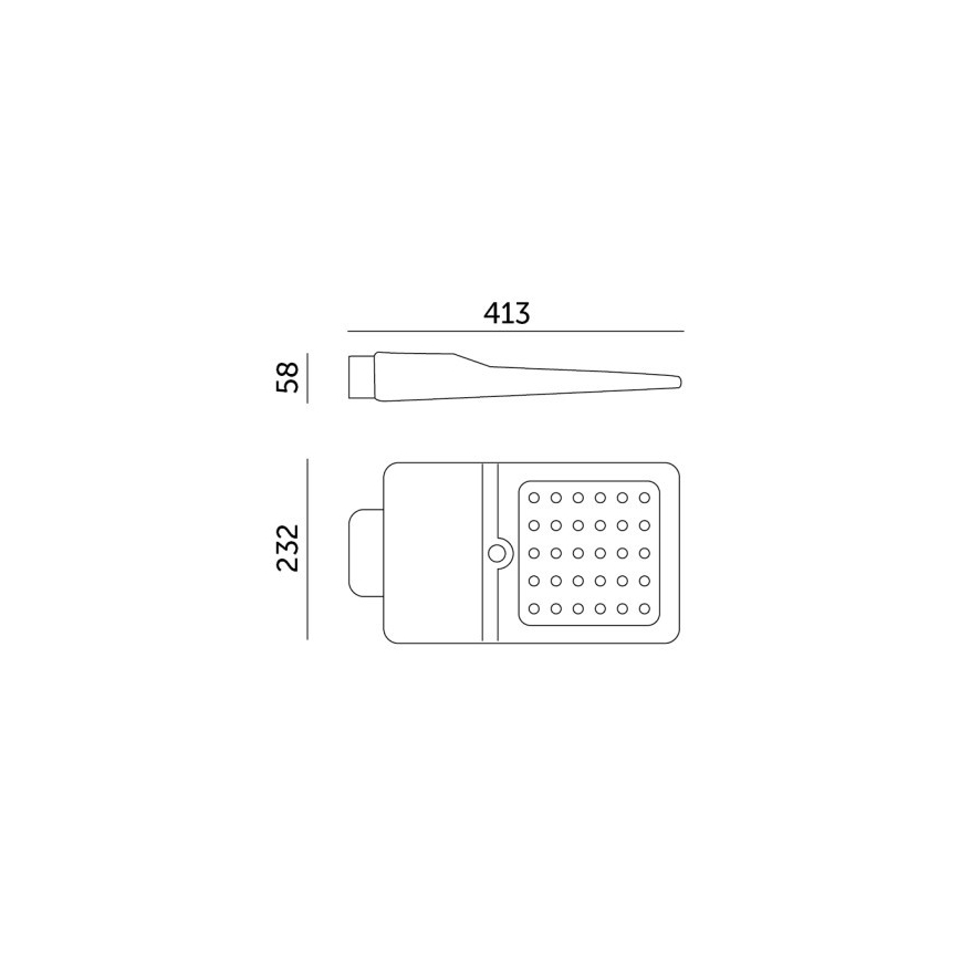 Lampadaire solaire LED avec capteur STREET LED/15W/7,4V 4000K IP65 5400 mAh