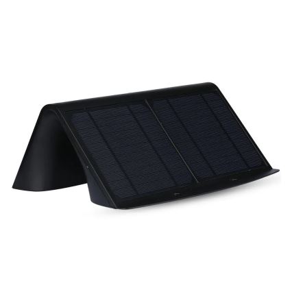 Lampadaire solaire LED avec détecteur LED/7W/3,7V 4000K IP65 noir