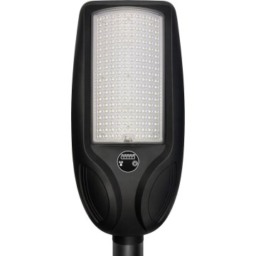 Lampadaire solaire LED dimmable avec capteur VENICE LED/200W/3,2V 12000 mAh IP65 noir + télécommande