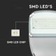 LED à intensité variable solaire rue lampe SAMSUNG CHIP LED/50W/6,4V 4000K IP65 + télécommande