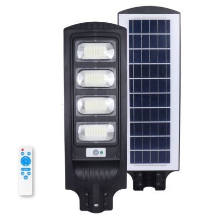 Lampadaire solaire extérieur dimmable URBI LED/11W/3,2V 6500K 15000 mAh IP54 avec capteur + télécommande