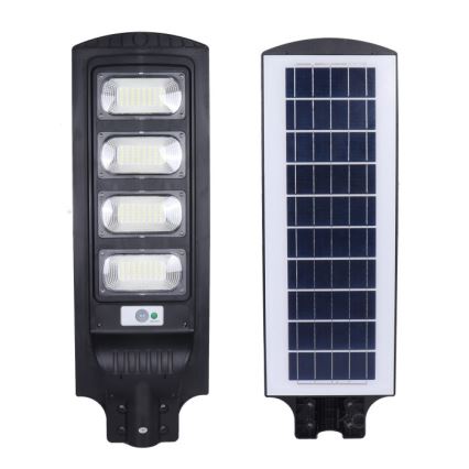 Lampadaire solaire extérieur dimmable URBI LED/11W/3,2V 6500K 15000 mAh IP54 avec capteur + télécommande