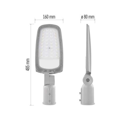 Lampadaire SOLIS LED/50W/230V 4000K IP65