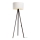 Lampadaire STANDART 1xE27/60W/230V blanc/wenge