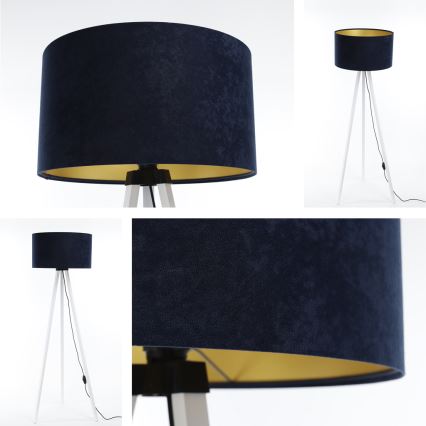 Lampadaire STANDART 1xE27/60W/230V bleu/blanc