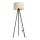 Lampadaire STANDART 1xE27/60W/230V crème/marron