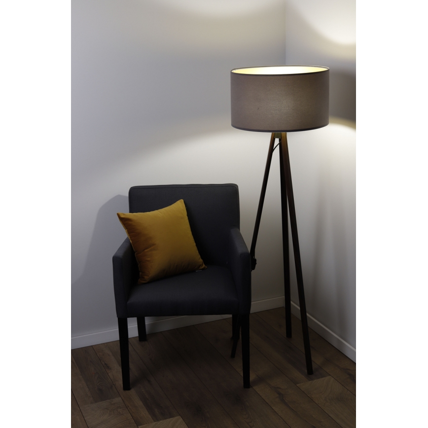 Lampadaire STANDART 1xE27/60W/230V gris/marron