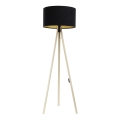 Lampadaire STANDART 1xE27/60W/230V noir/beige