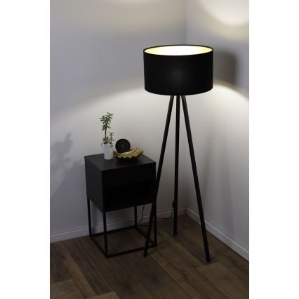 Lampadaire STANDART 1xE27/60W/230V noir/marron