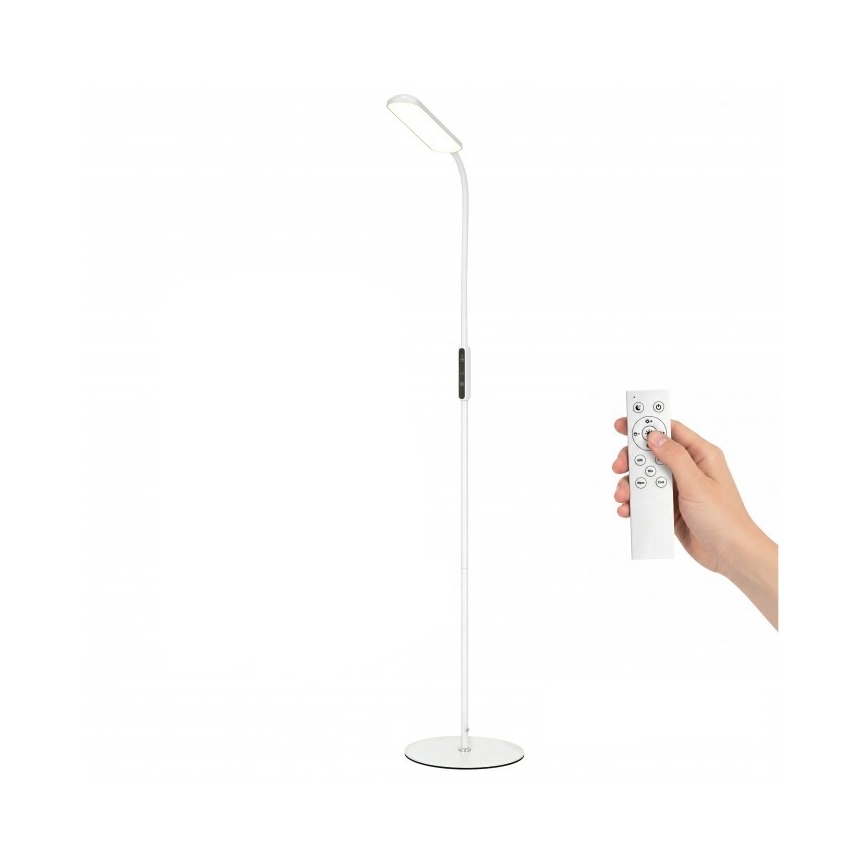Lampadaire LED dimmable TEILO LED/10W/230V 3000/4000/6500K blanc + télécommande