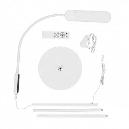 Lampadaire LED dimmable TEILO LED/10W/230V 3000/4000/6500K blanc + télécommande