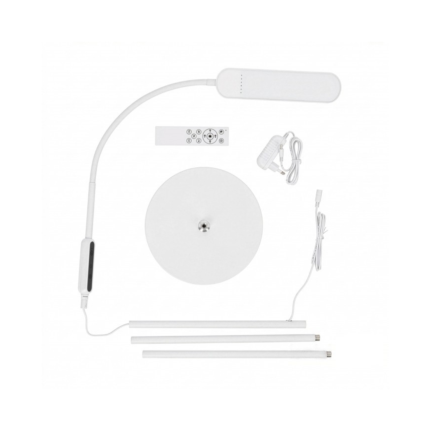 Lampadaire LED dimmable TEILO LED/10W/230V 3000/4000/6500K blanc + télécommande