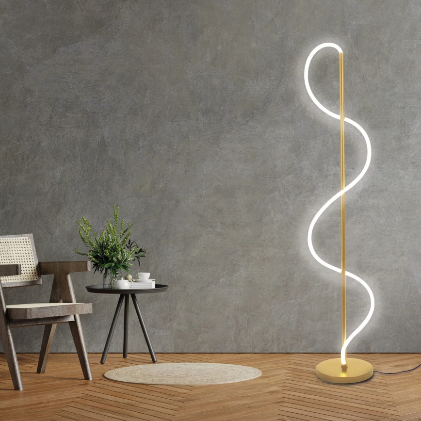 Lampadaire sur pied LED EMMA LED/24W/230V doré
