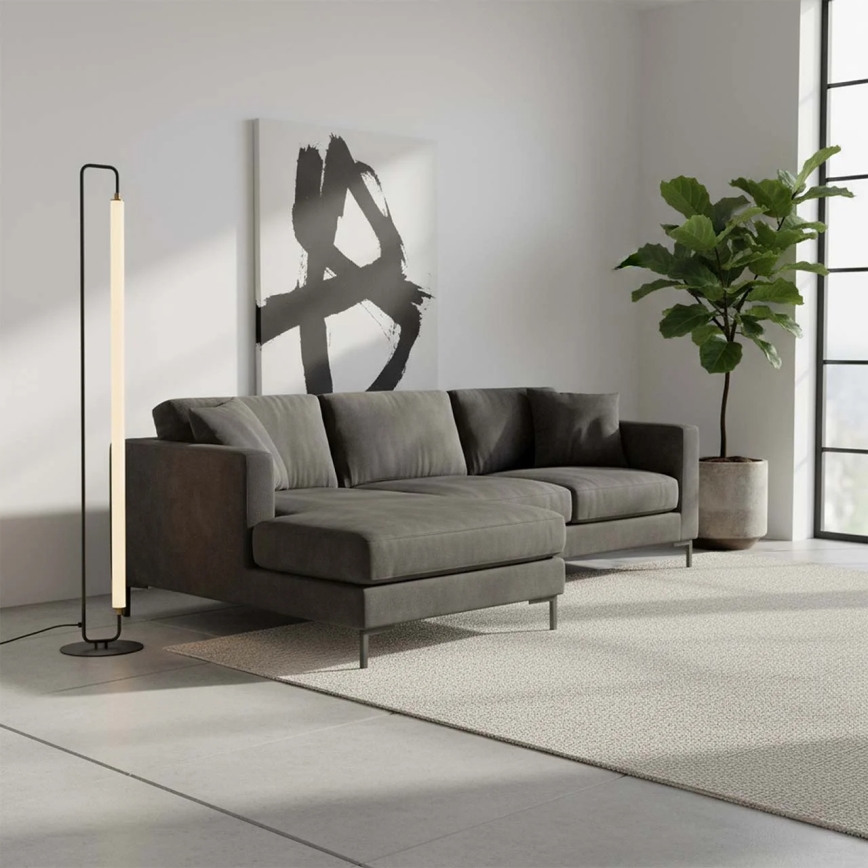 Lampadaire sur pied LED FELICJA LED/24W/230V 4000K noir