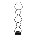 Lampadaire sur pied LED PETRA LED/48W/230V noir