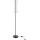 Lampadaire sur pied PLAYA LED/15W/230V noir