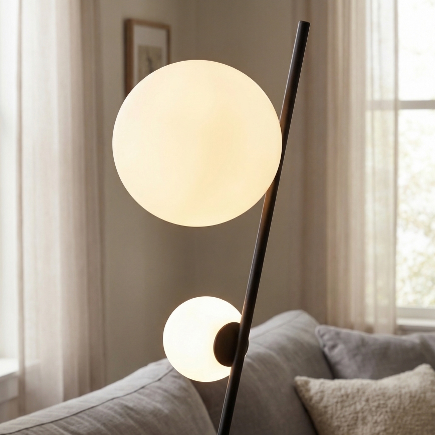 Lampadaire TATU 2xG9/8W/230V noir