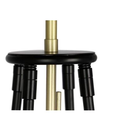 Lampadaire TEGOLA 1xE27/60W/230V noir/doré