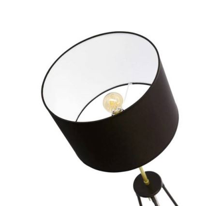 Lampadaire TEGOLA 1xE27/60W/230V noir/doré