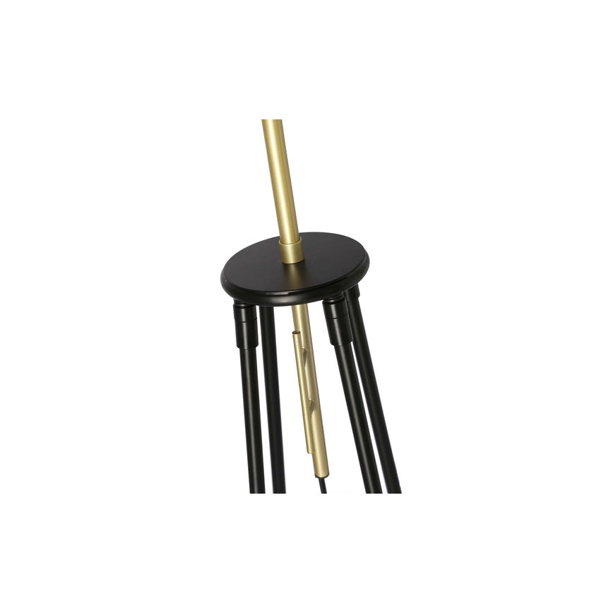 Lampadaire TEGOLA 1xE27/60W/230V noir/doré