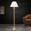 Lampadaire TIZIA 1xE27/60W/230V blanc/doré/patine