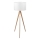 Lampadaire TREVISO 1xE27/25W/230V blanc/bois