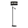 Lampadaire ULTIMO 1xE27/40W/230V + 1xGU10/MR11/7W noir