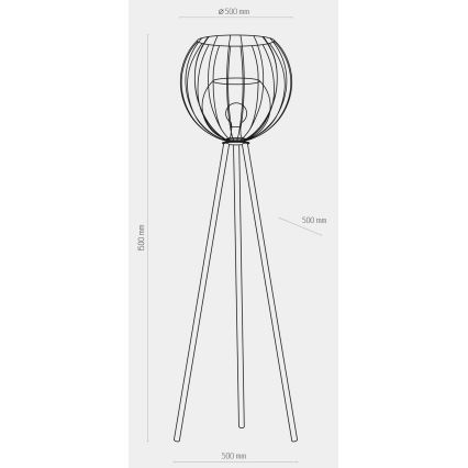 Lampadaire UNIVERSO 1xE27/60W/230V