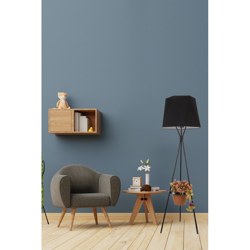 Lampadaire VENEDIK 1xE27/60W/230V noir