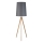 Lampadaire WALZ 1xE27/25W/230V gris/bois