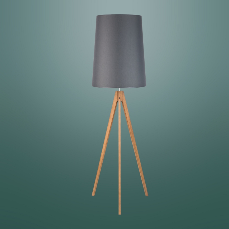 Lampadaire WALZ 1xE27/25W/230V gris/bois