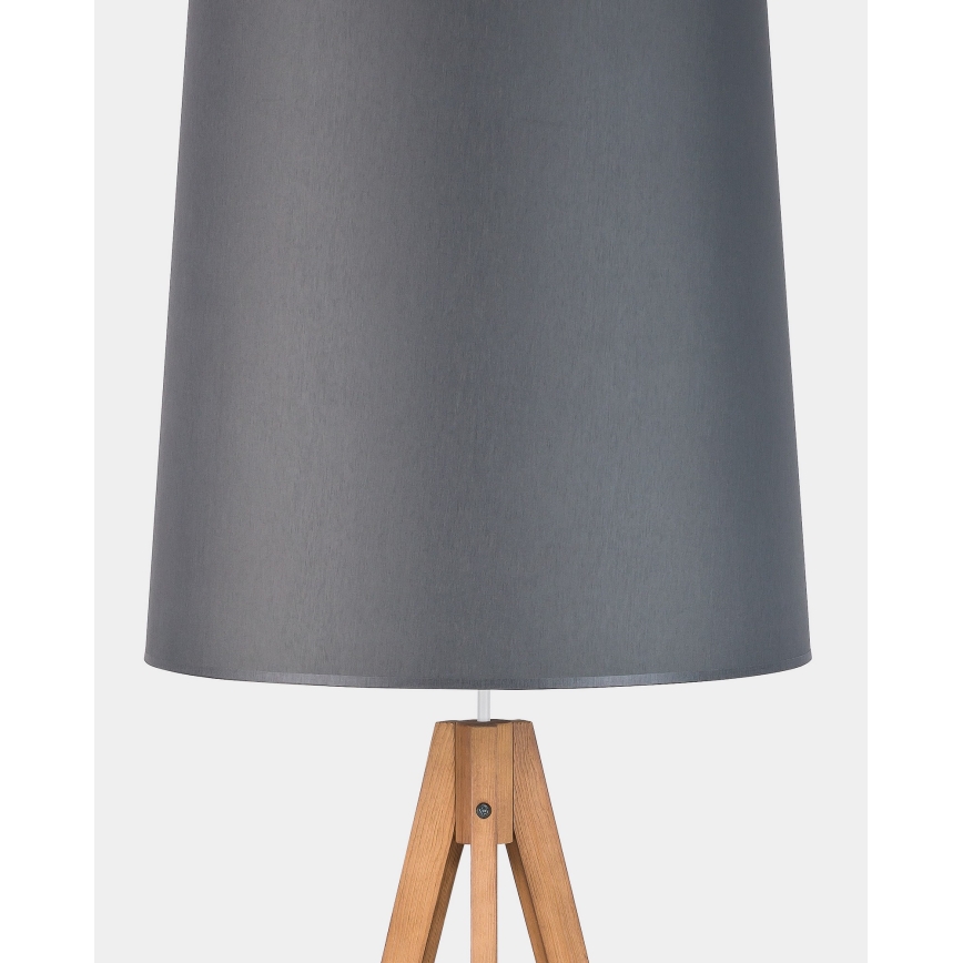 Lampadaire WALZ 1xE27/25W/230V gris/bois