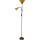 Lampadaire WENDY 1xE27/100W/230V + 1xE14/40W laiton/orange
