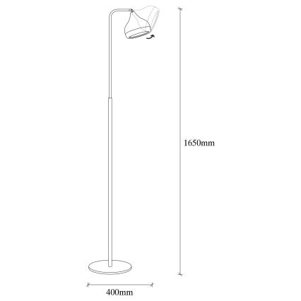 Lampadaire YILDO 1xE27/40W/230V