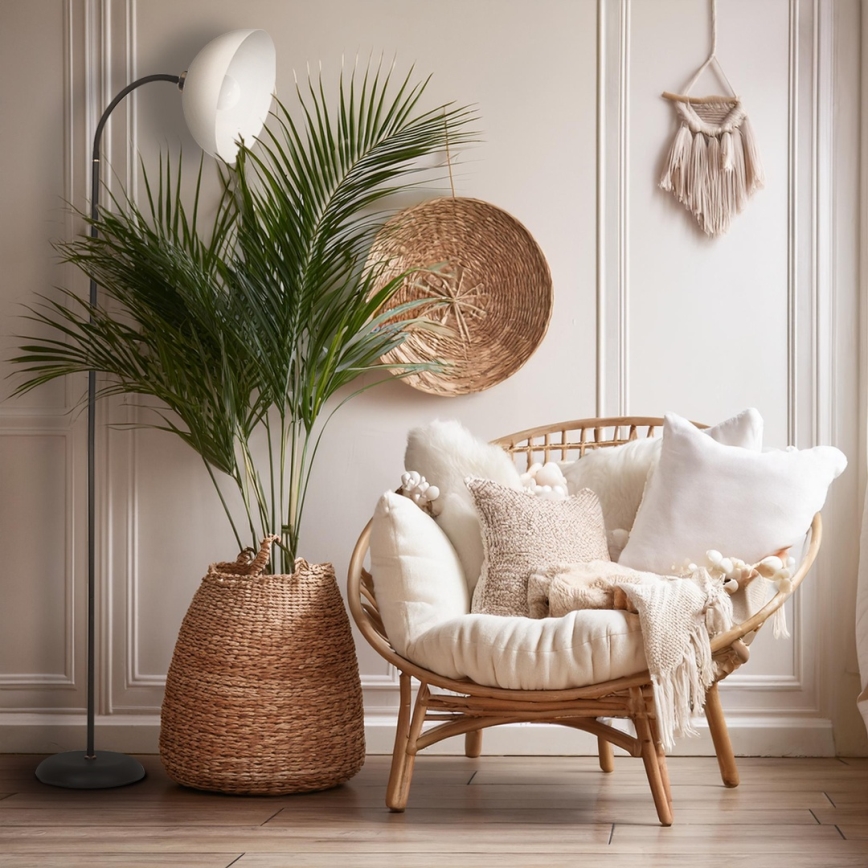 Lampadaire ZACK 1xE27/15W/230V noir